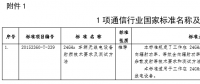 工信部發布通信行業1項國家標準、8項行業標準及1項行業標準修改單報批公示