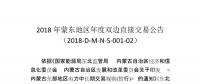 蒙東地區(qū)2018年第二次年度雙邊直接交易：交易規(guī)模56.92億千瓦時