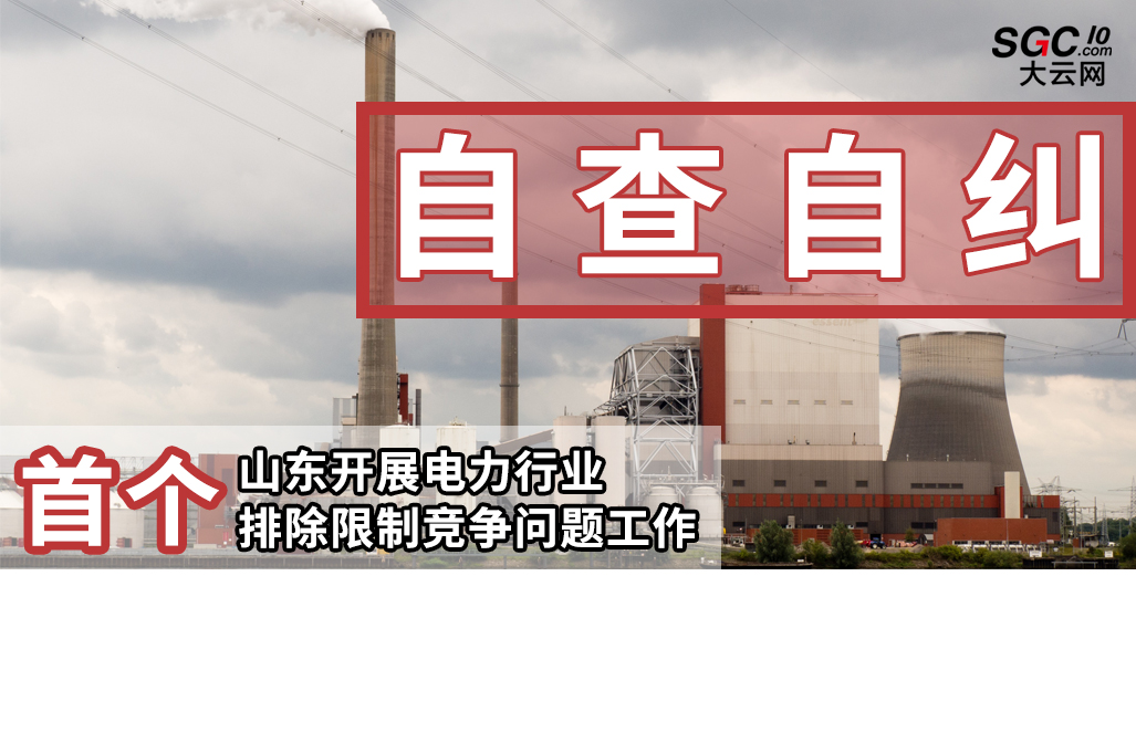 首個|山東開展電力行業排除限制競爭問題自查自糾工作